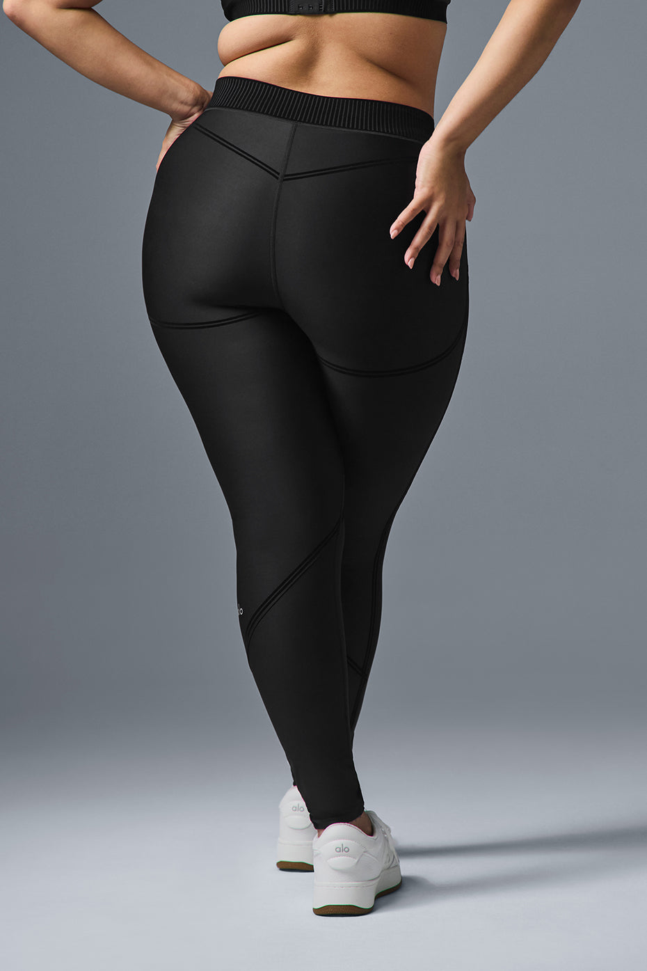 Airlift Mesh Line Up High-Waist Legging - Black - Image 10