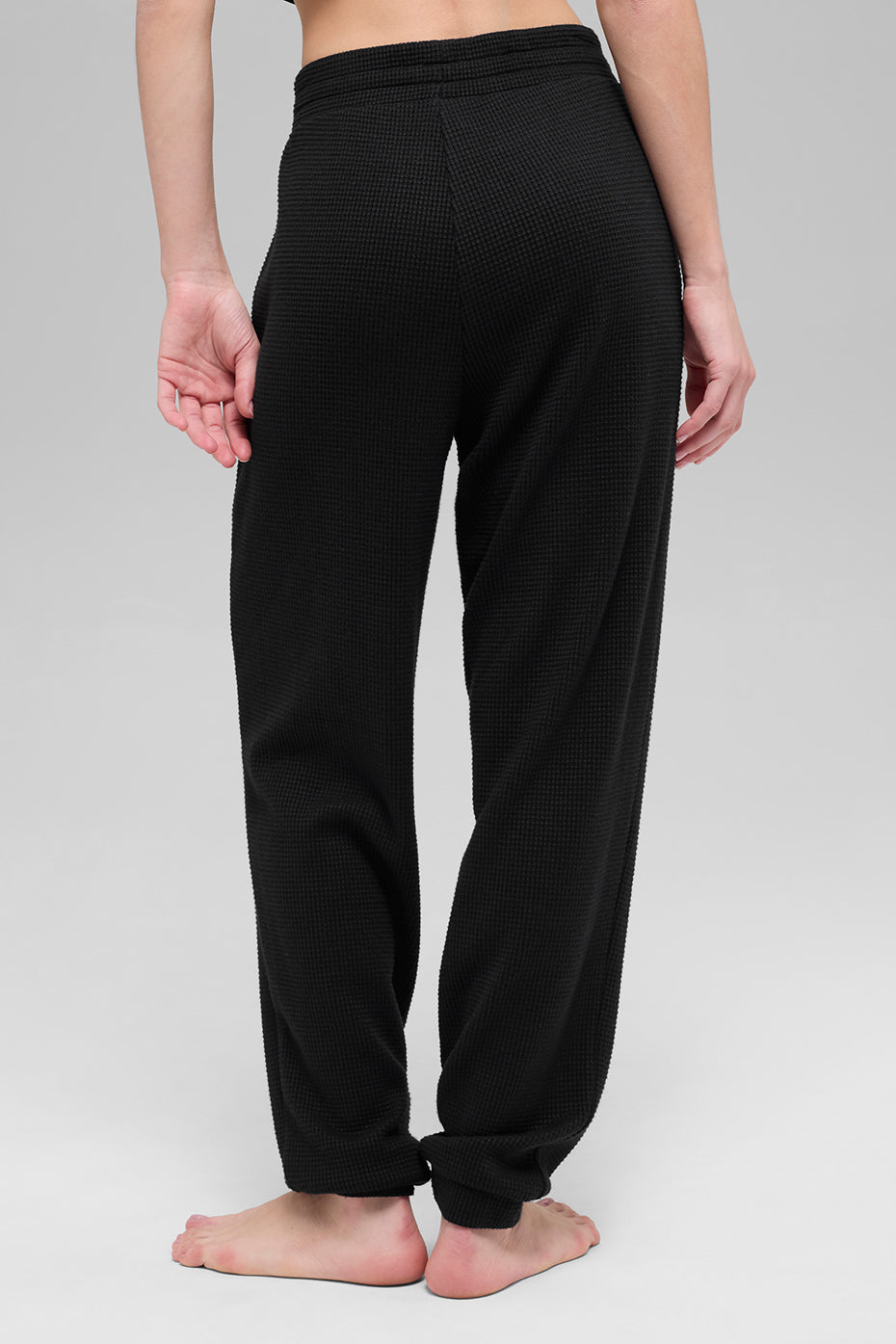 Waffle Weekend Escape Jogger - Black - Image 3