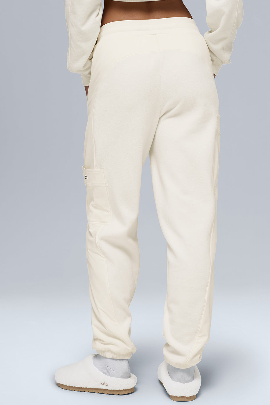 Polar Fleece Wintry Mix Pant - Ivory - Image 2