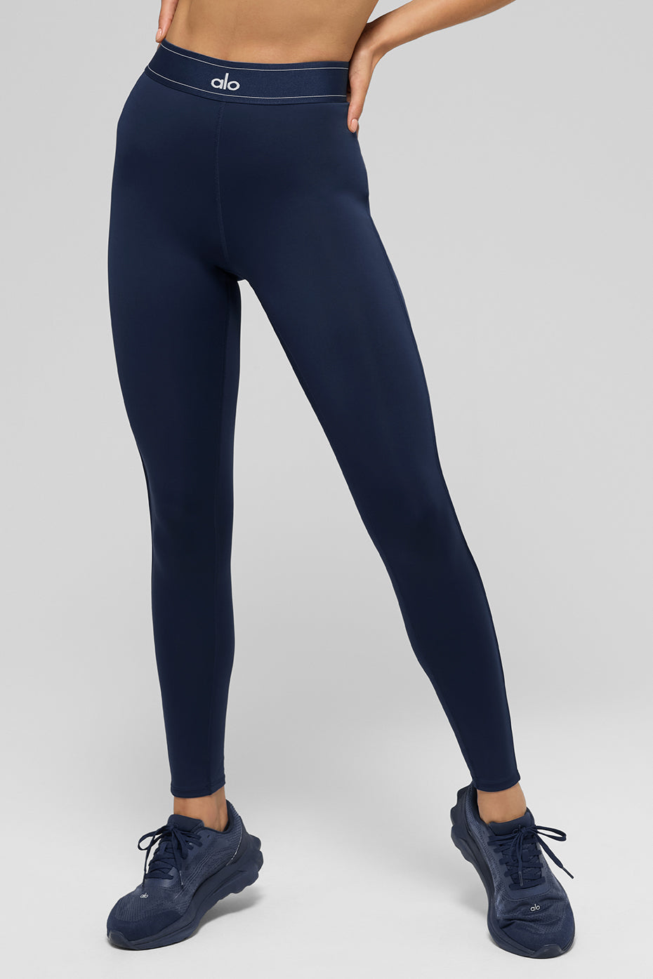 Airlift High-Waist Suit Up Legging - Navy/Navy - Image 2