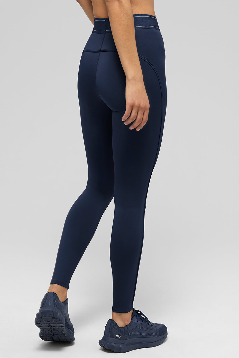 Airlift High-Waist Suit Up Legging - Navy/Navy - Image 3
