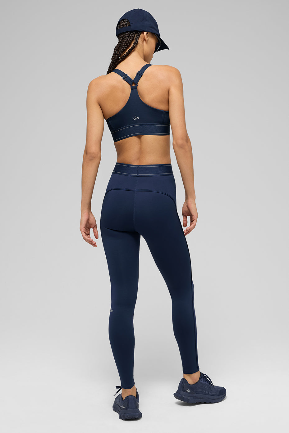 Airlift High-Waist Suit Up Legging - Navy/Navy - Image 4