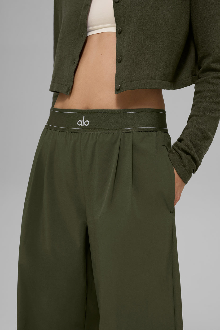 Suit Up Trouser (Regular) - Green Olive - Image 2