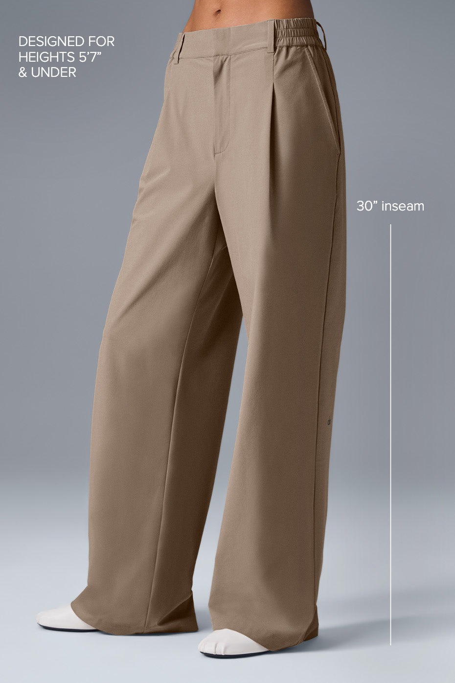 High-Waist Pursuit Trouser (Regular) - Gravel - Image 2