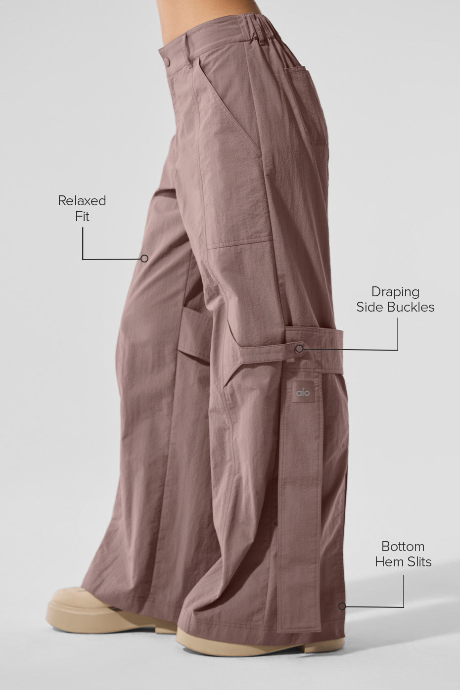 High-Waist Voyager Trouser - Mushroom - Image 2
