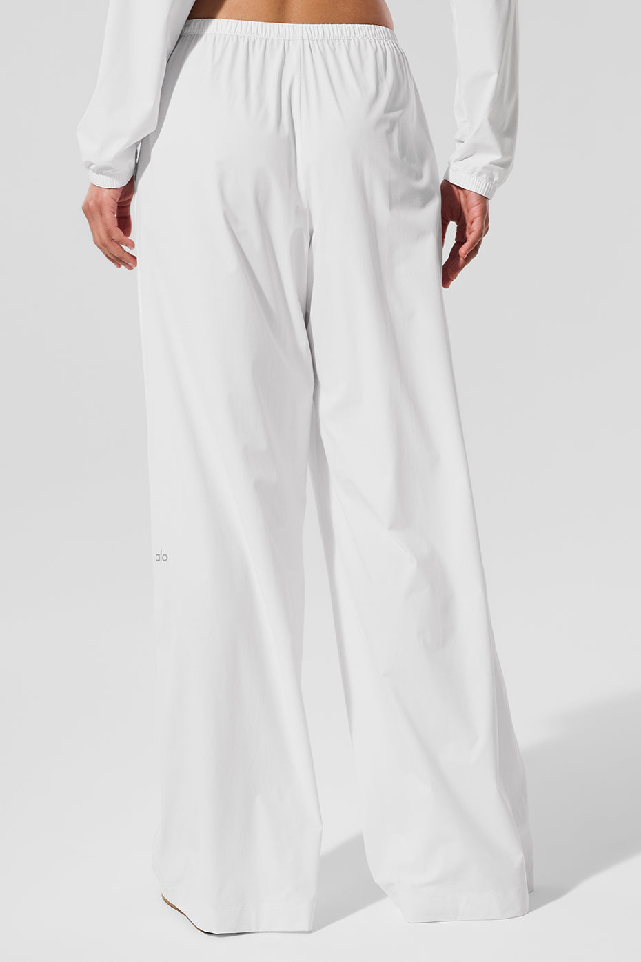 Breezy Wide Leg Pant (Long) - White - Image 3