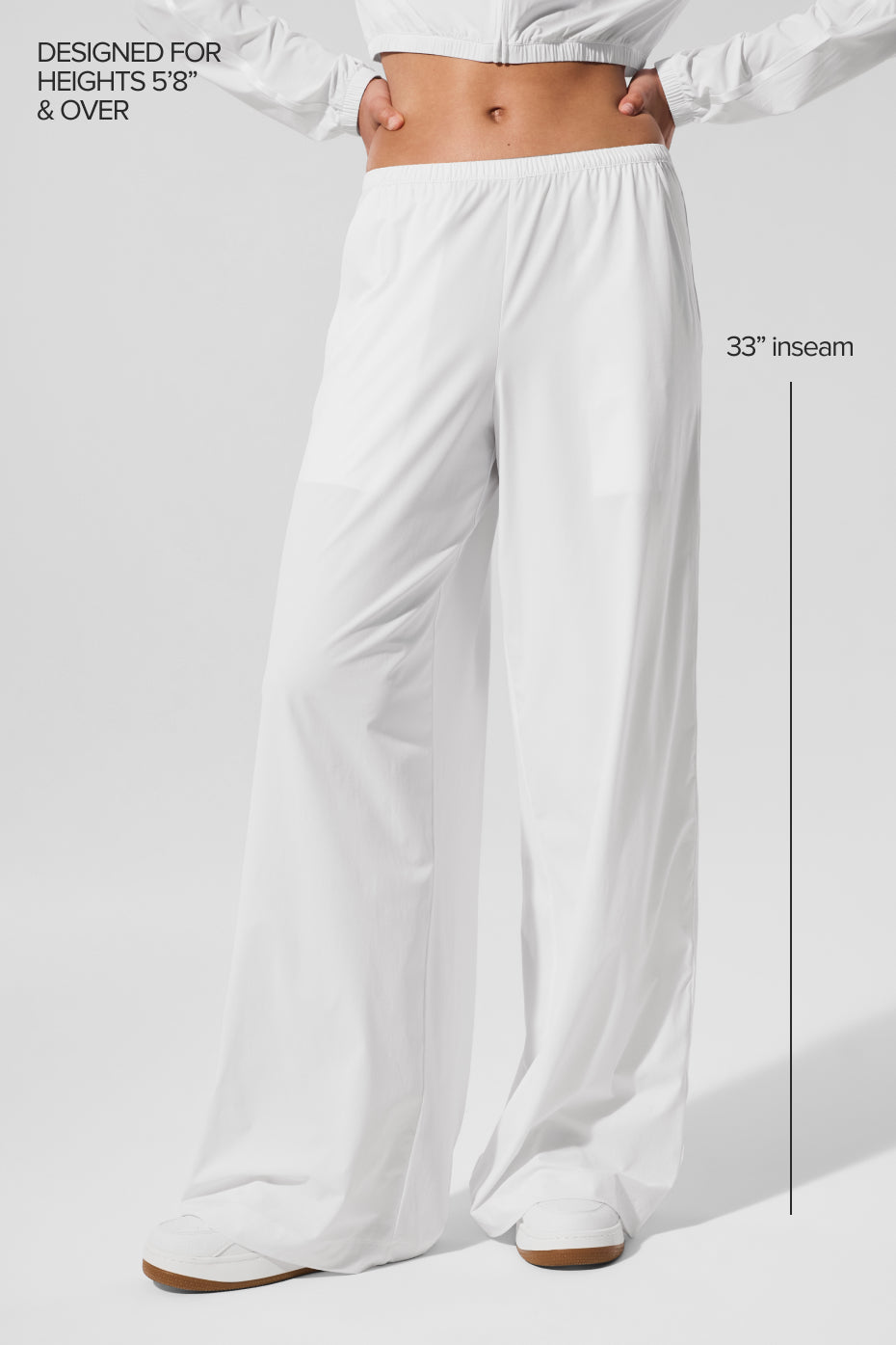 Breezy Wide Leg Pant (Long) - White - Image 2
