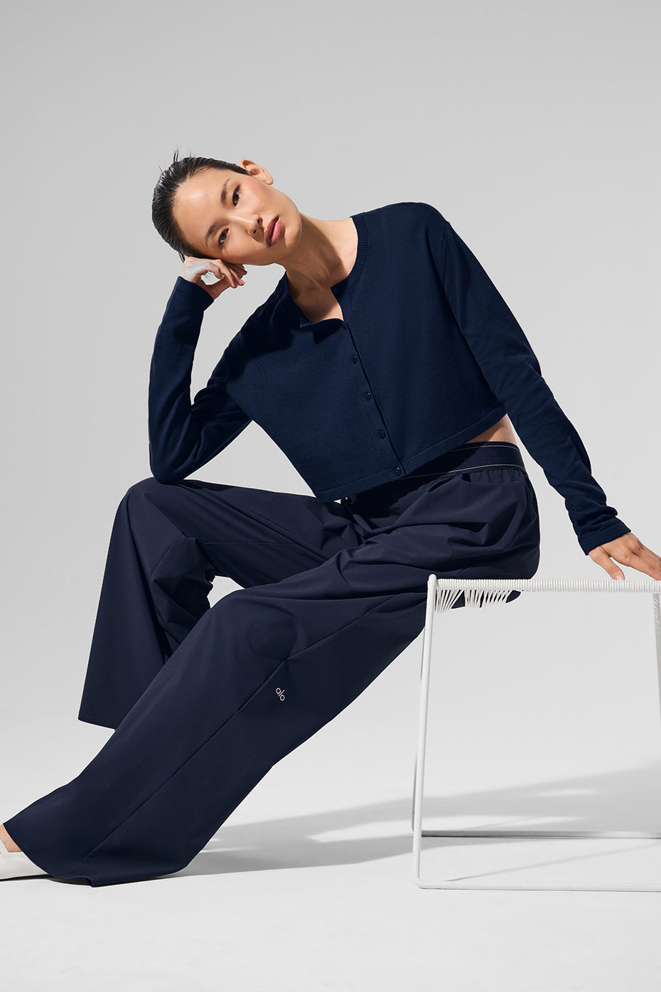 Suit Up Trouser (Long) - Navy - Image 5