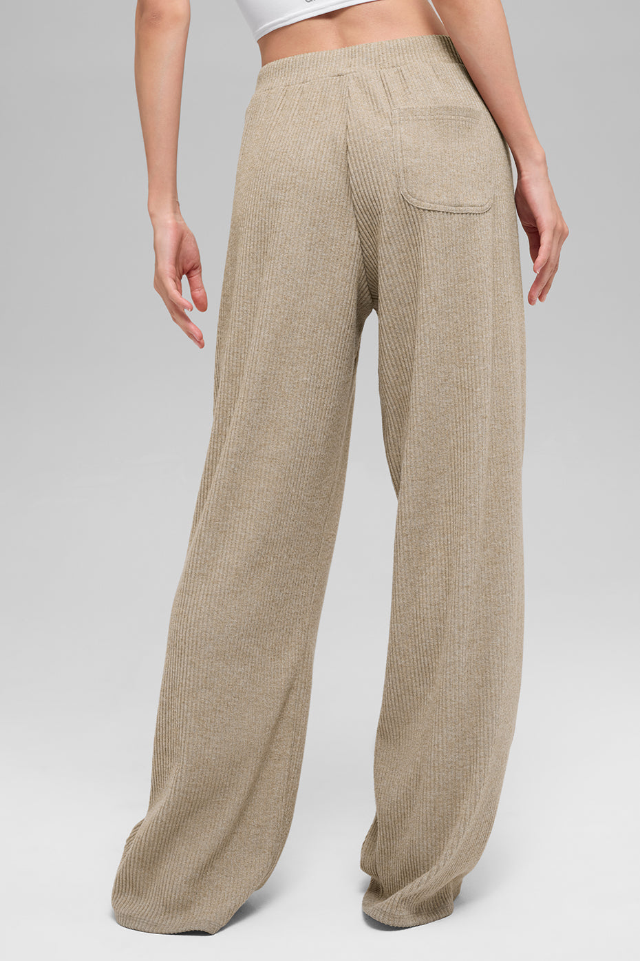 Muse Wide Leg Pant - Gravel Heather - Image 4