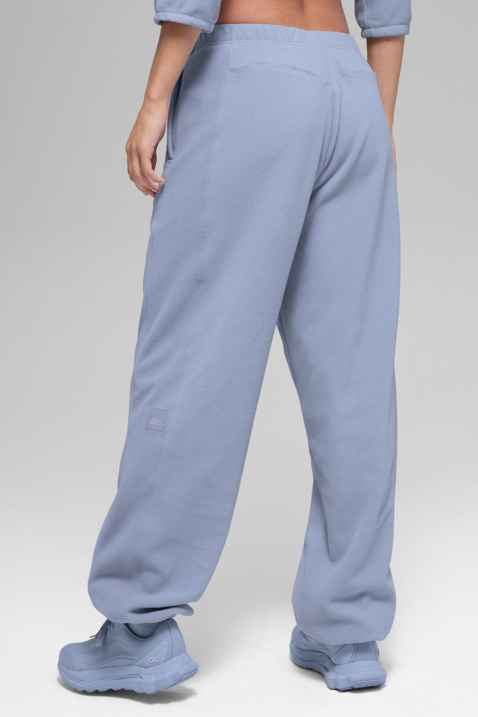 Polar Fleece High-Waist Retreat Jogger - Winter Frost - Image 3