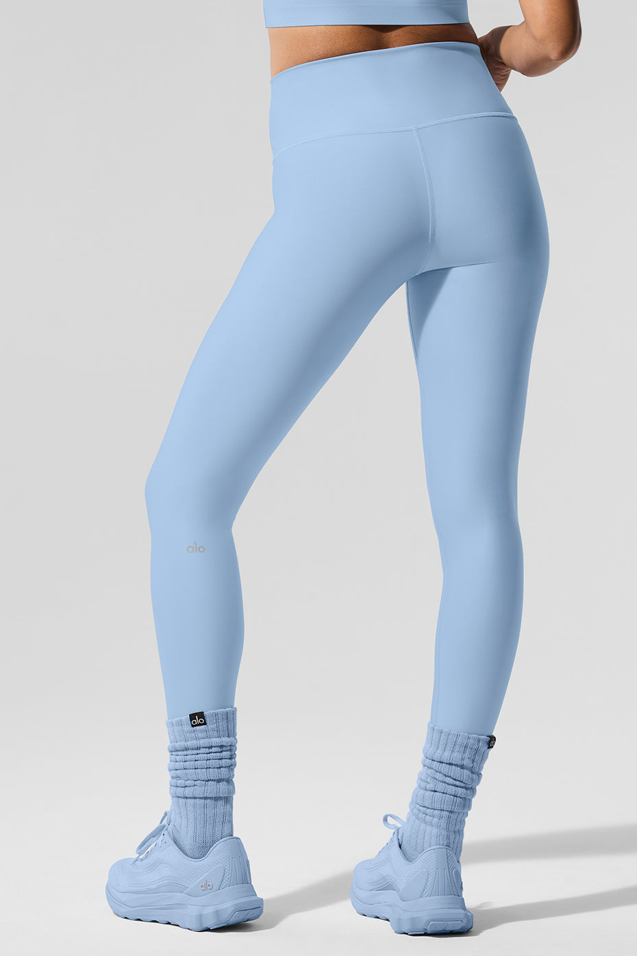 High-Waist Airlift Legging - Seashell Blue - Image 2
