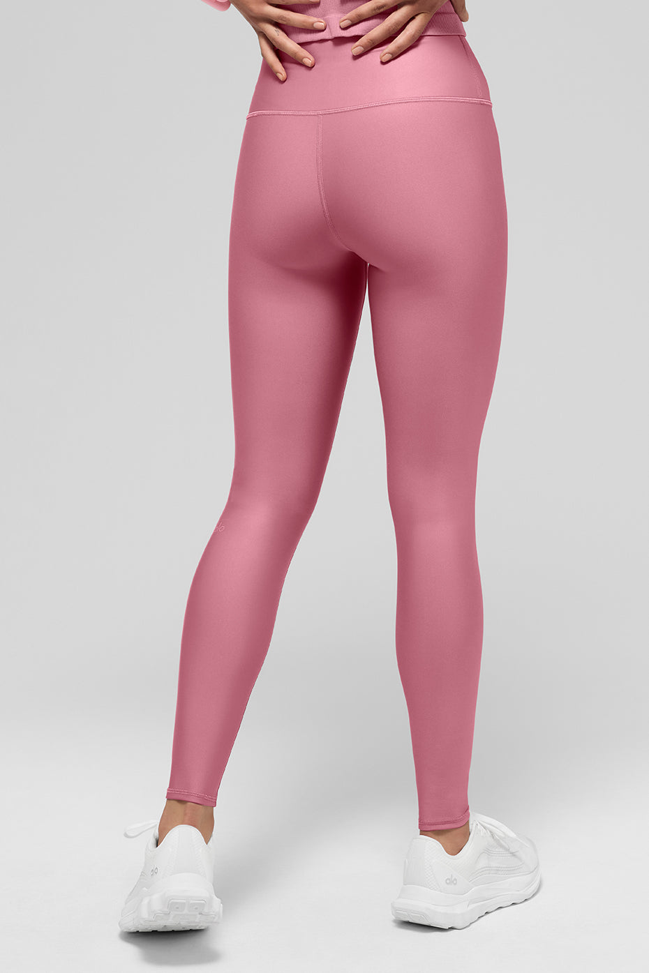 High-Waist Airlift Legging - Pink Wild Rose - Image 3