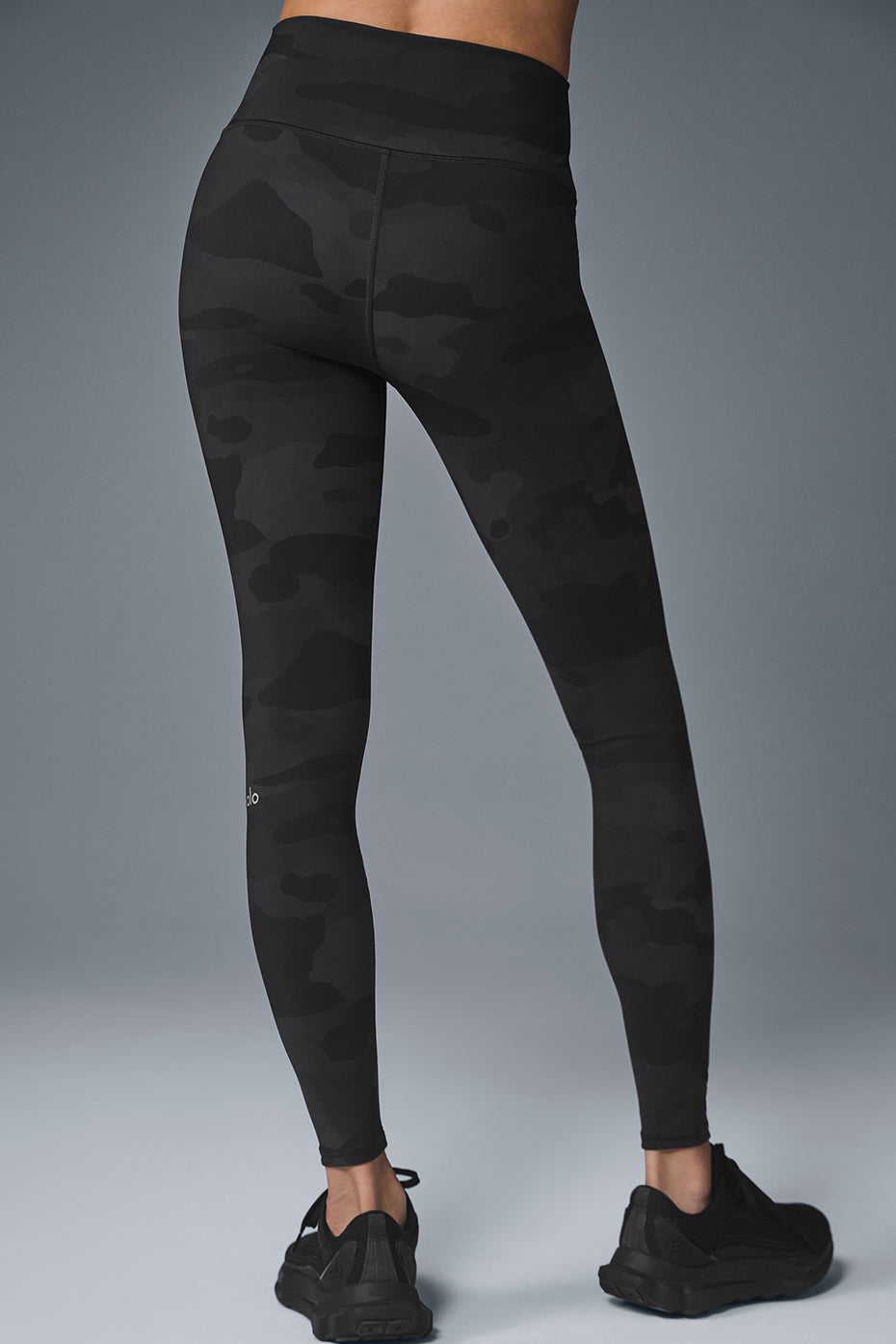 High-Waist Camo Vapor Legging - Black Camouflage - Image 4
