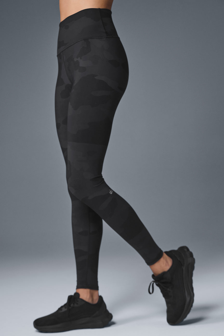 High-Waist Camo Vapor Legging - Black Camouflage - Image 2