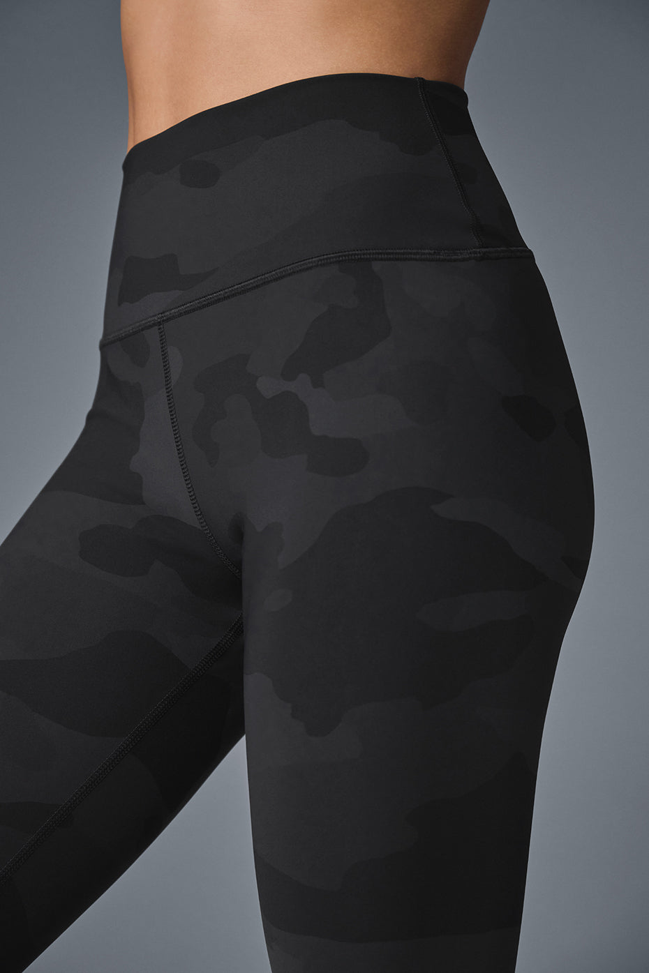 High-Waist Camo Vapor Legging - Black Camouflage - Image 3