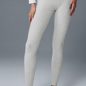 High-Waist Alosoft Lounge Legging - Athletic Heather Grey