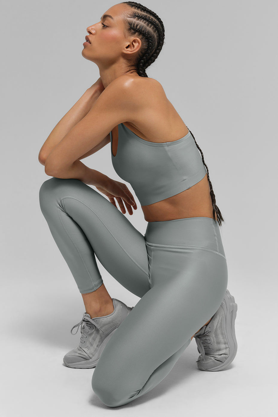 7/8 High-Waist Airlift Legging - Lunar Grey - Image 3