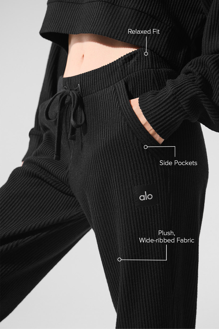 Muse Sweatpant - Black - Image 2