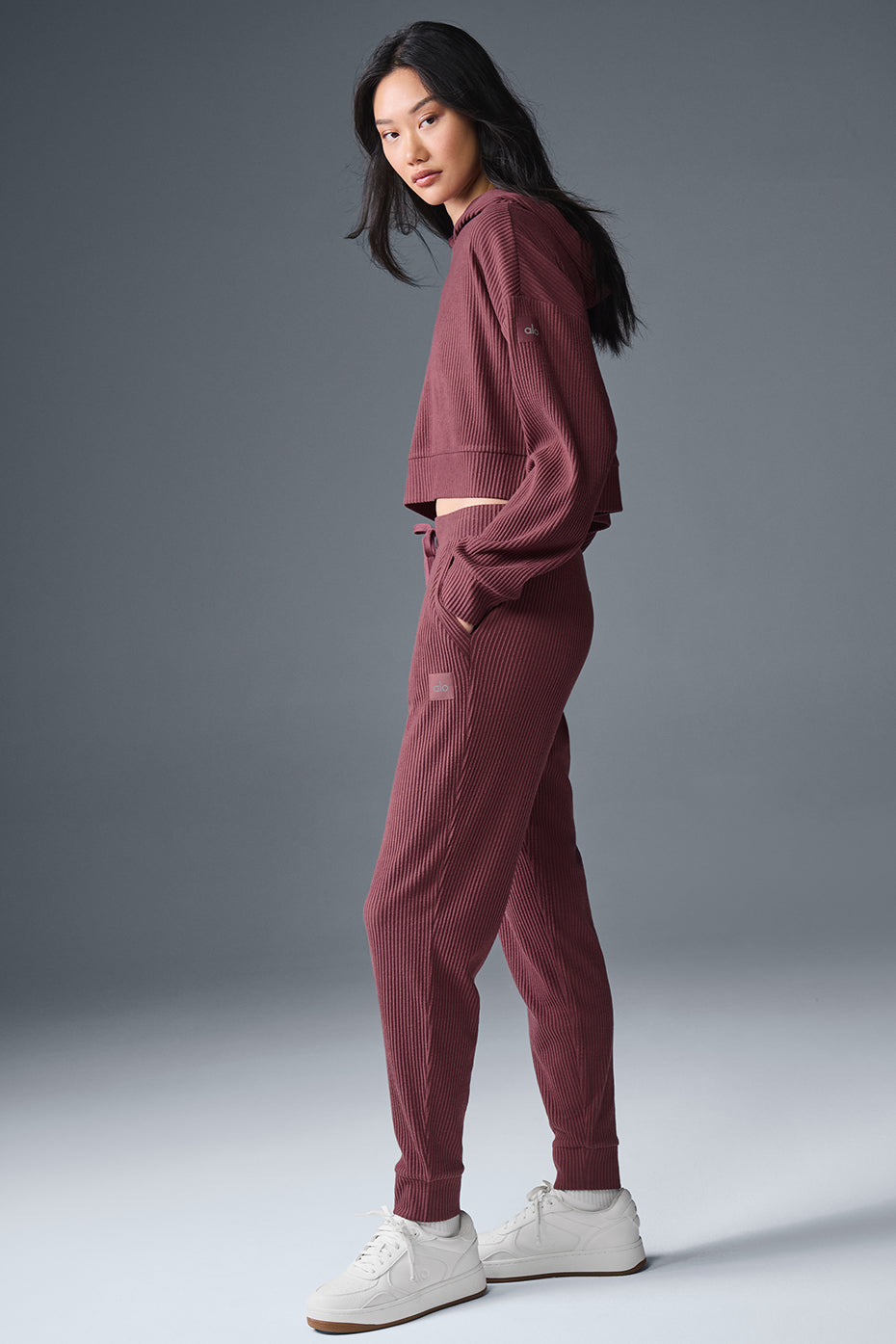 Muse Sweatpant - Burgundy Truffle - Image 4