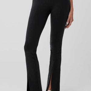 Airbrush High-Waist Flutter Legging - Black