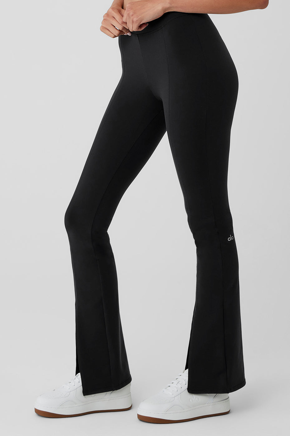 Airbrush High-Waist Flutter Legging - Black - Image 3