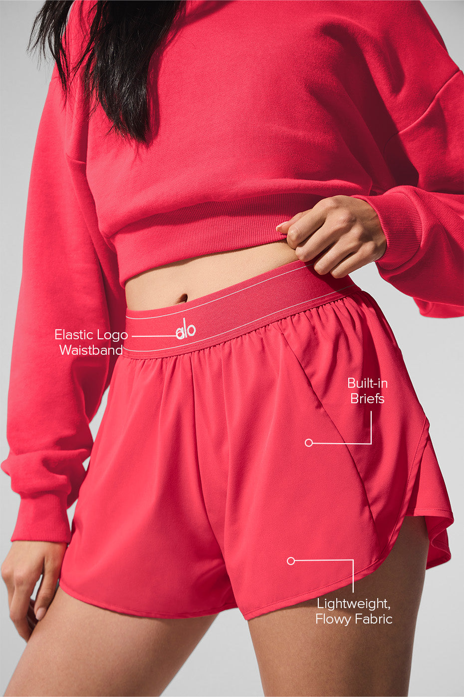 Match Point Short - Candy Red - Image 2