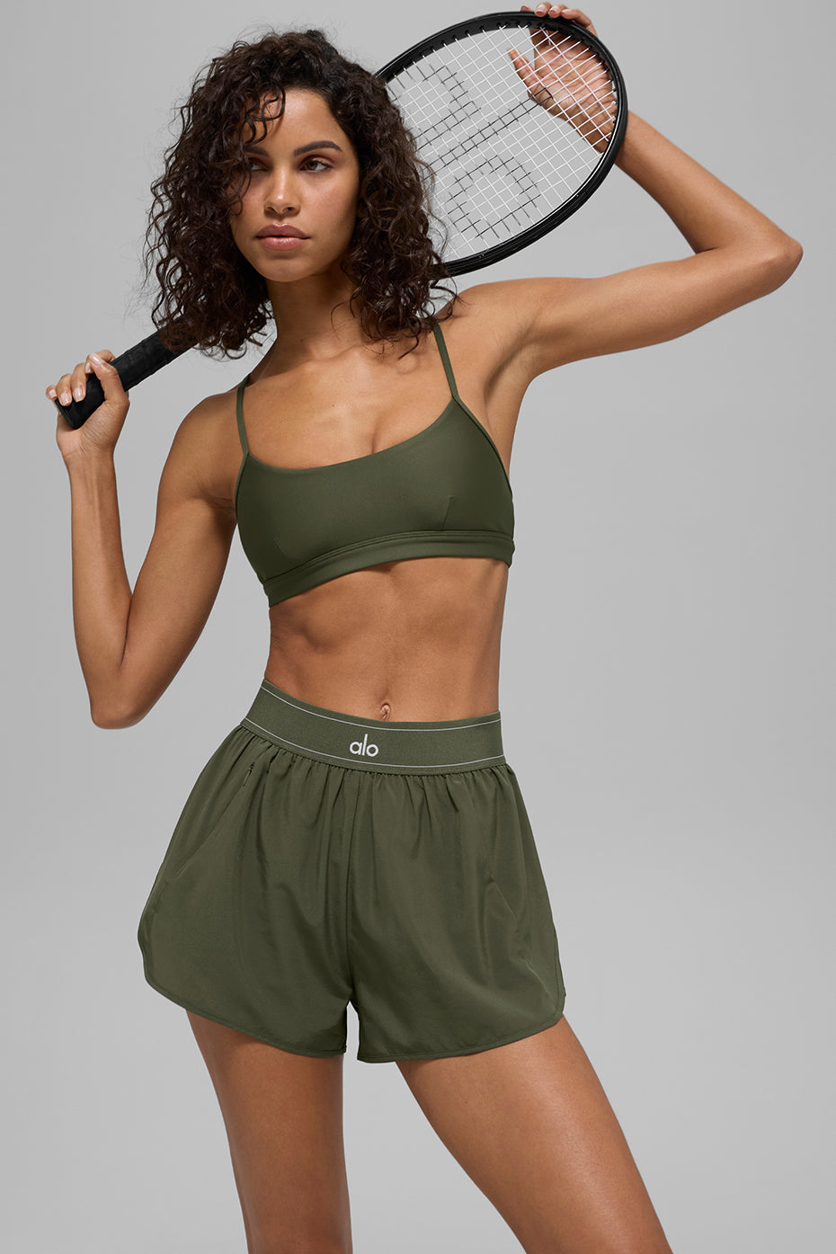 Match Point Short - Green Olive - Image 5