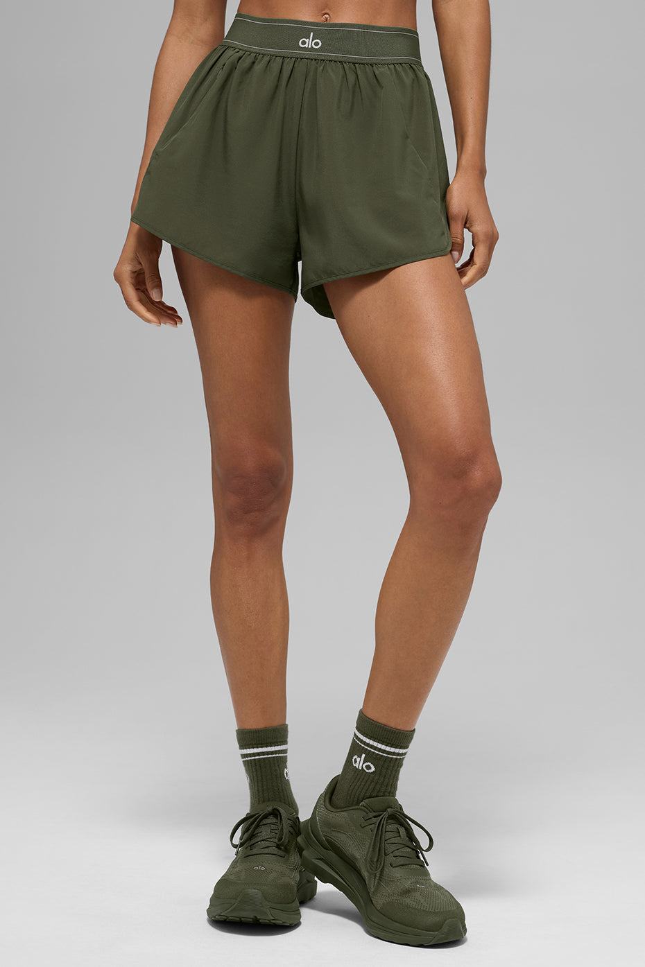 Match Point Short - Green Olive - Image 4