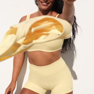 Alosoft High-Waist Carefree Short - Warm Butter Heather