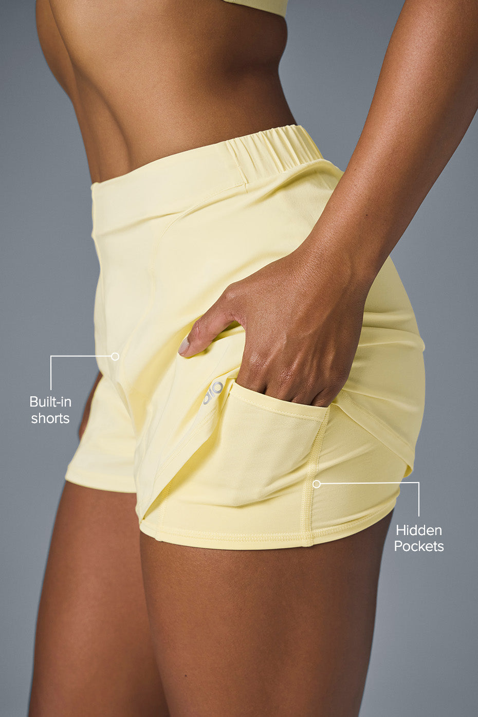 Tiebreaker Short - Lemon Ice - Image 2