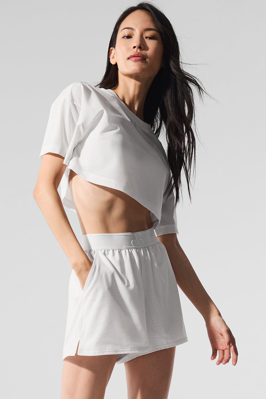 Mesh Mirage Short - White