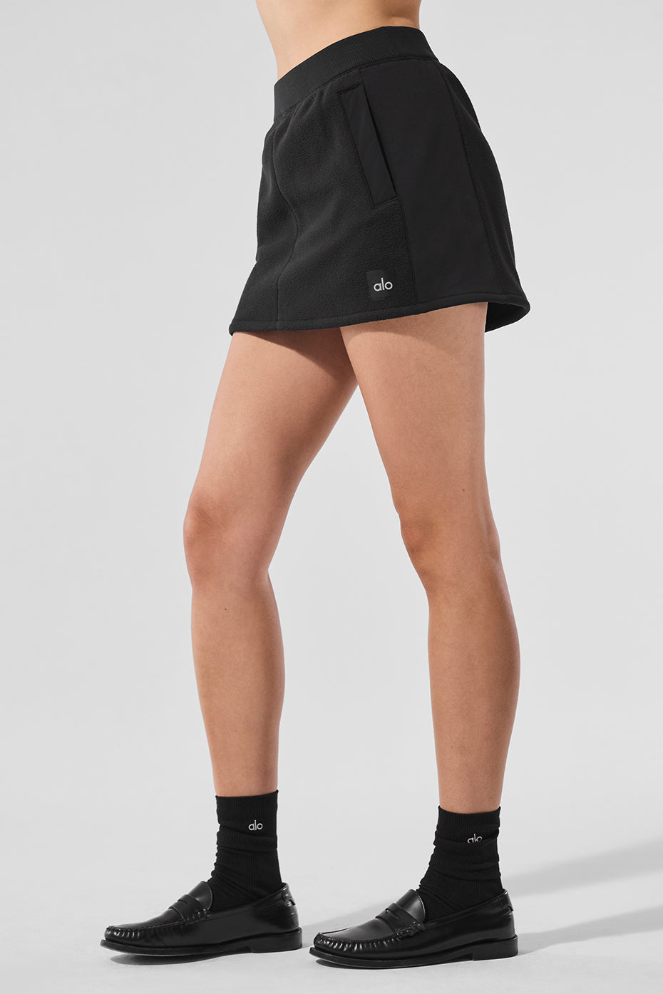 Polar Fleece Wintry Mix Skirt - Black - Image 4