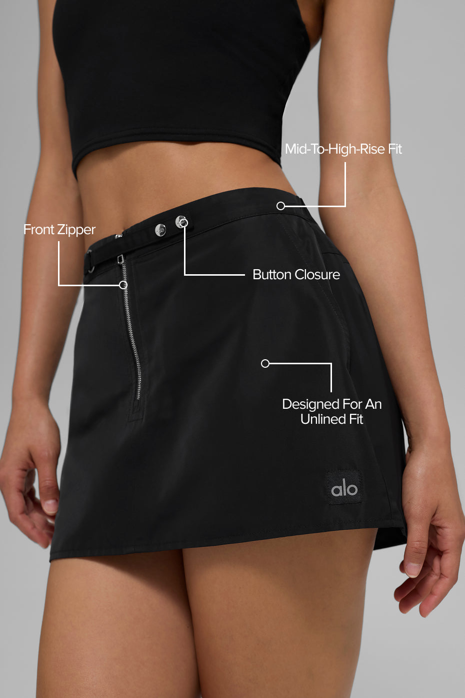 Work It Mini Skirt - Black - Image 2