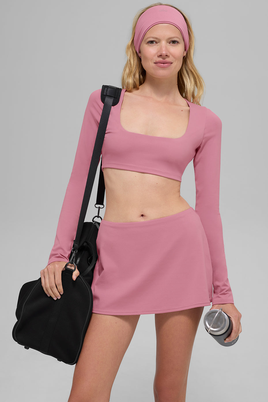 ALO Softsculpt Precision Mini Skirt - Pink Wild Rose - Image 4
