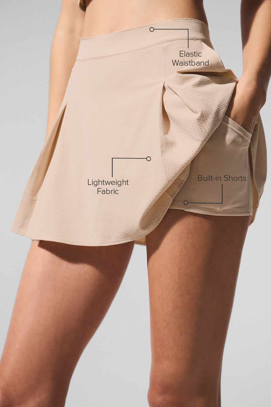 Dreamscape Tennis Skirt - Macadamia - Image 2