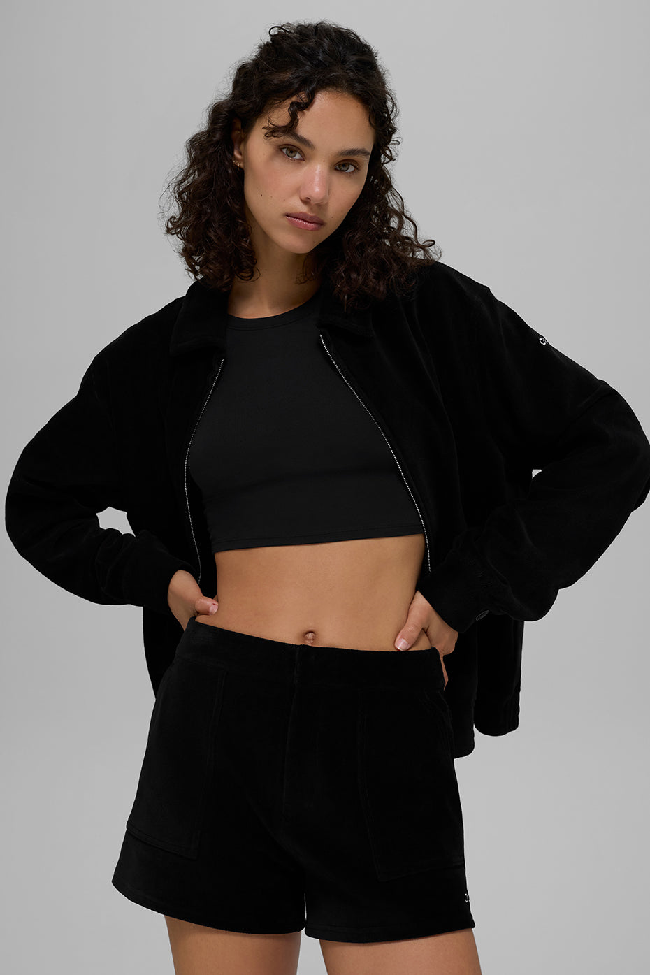 Micro Corduroy On Duty Short - Black - Image 4