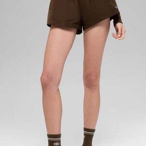High-Waist Socialite Short - Espresso