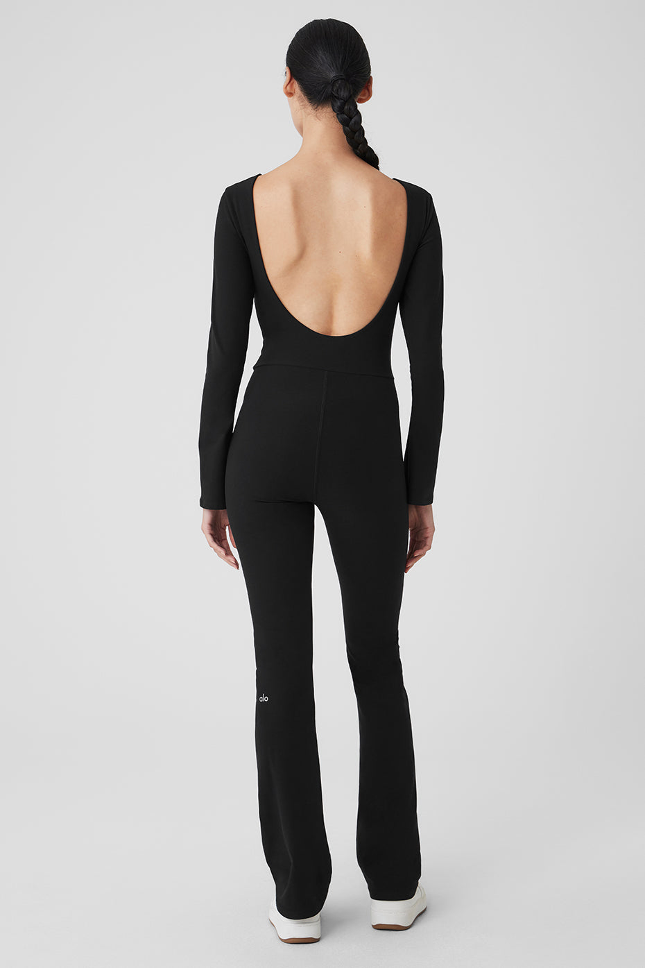 Alosoft Melody Full Length Bootcut Onesie - Black - Image 2