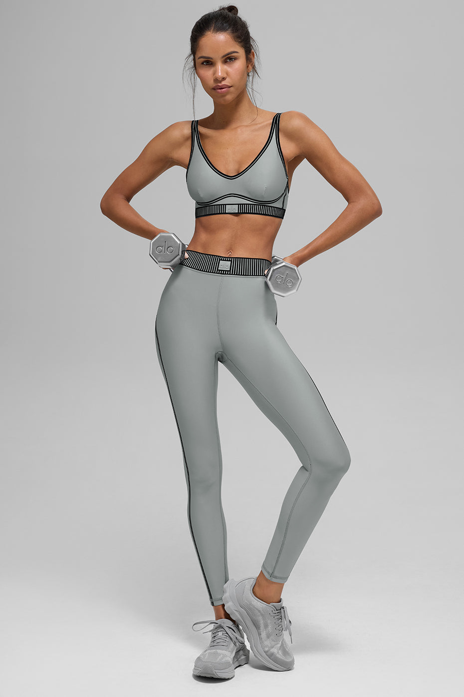 Airlift Line Up Bra - Lunar Grey - Image 5
