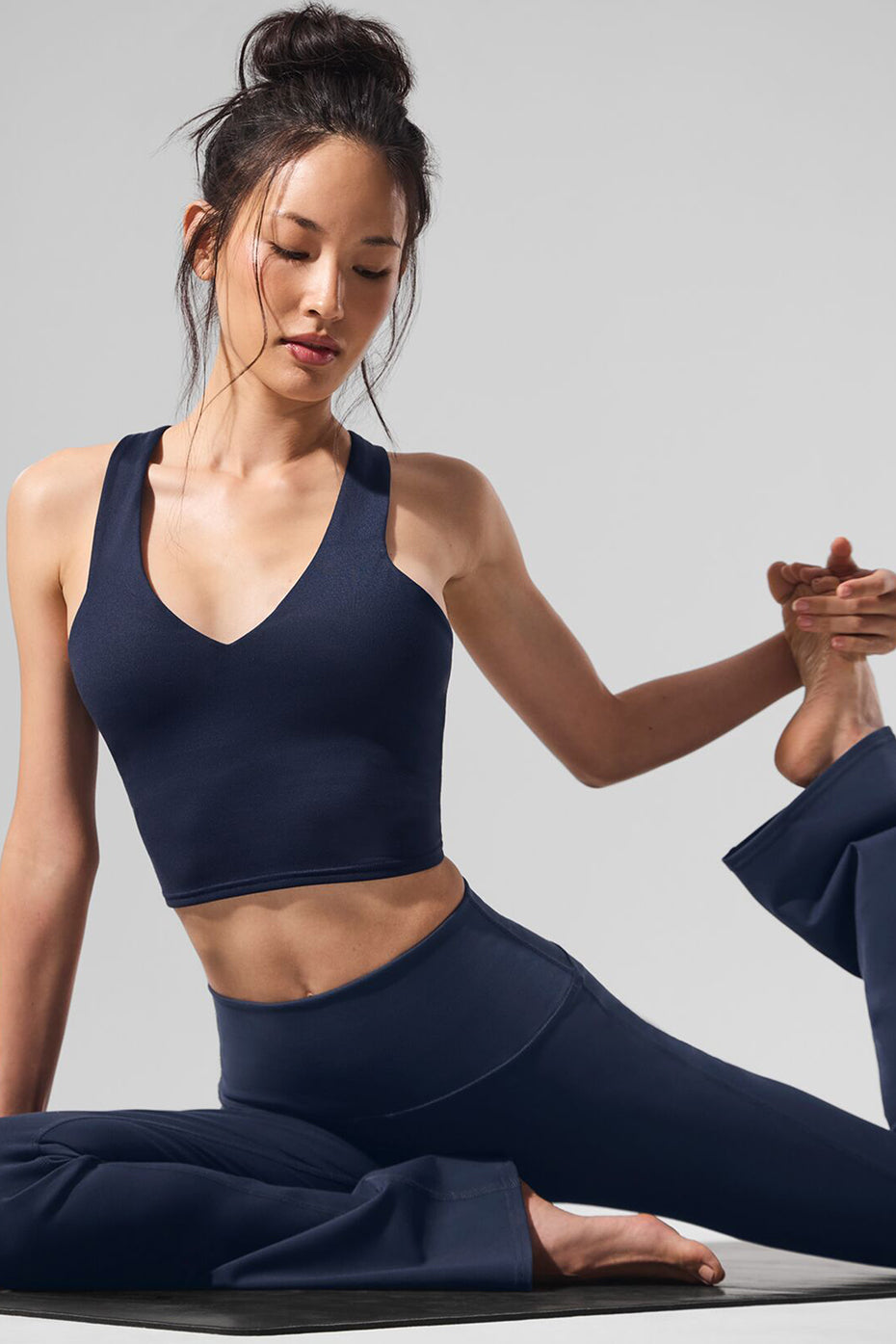 Airbrush Real Bra Tank - Navy - Image 3