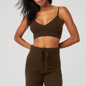 Cashmere Jet Set Bra - Espresso