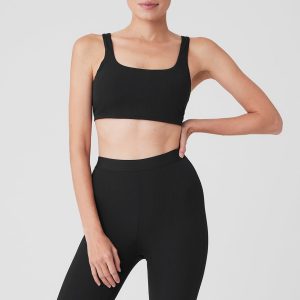 Run It Back Bra - Black