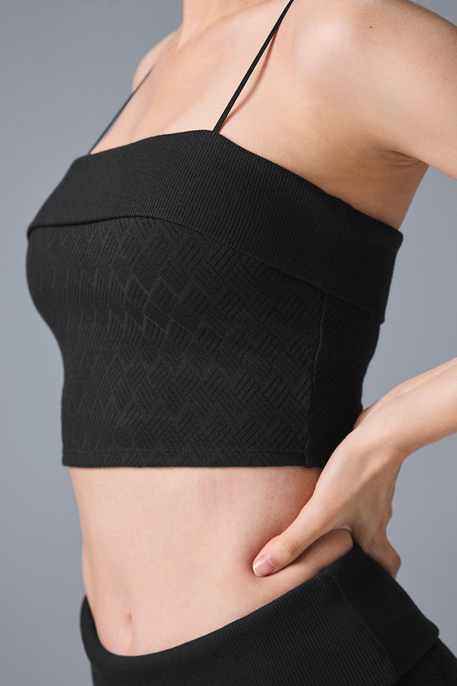 Doubles Only Bra Tank - Black - Image 2