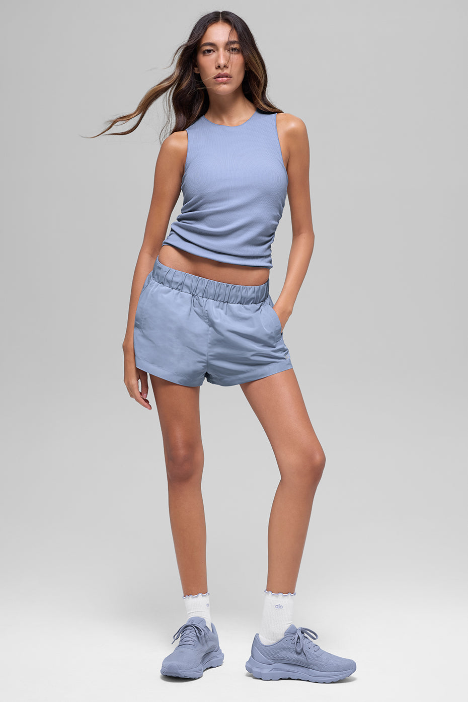 Ribbed En Pointe Tank - Winter Frost - Image 4