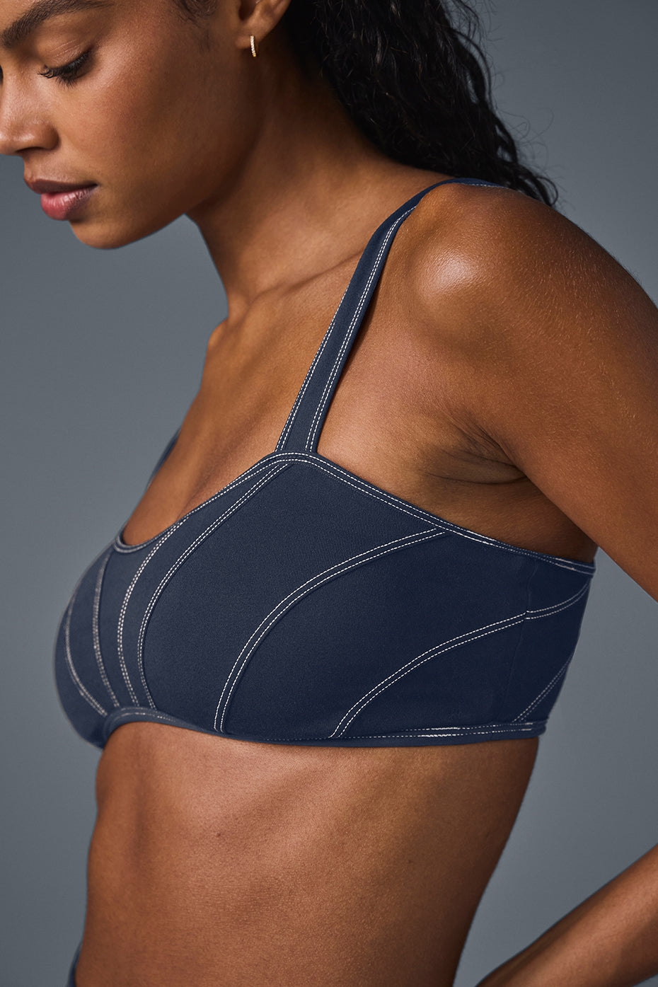 Alosoft Sunray Bra - Navy/Ivory - Image 2