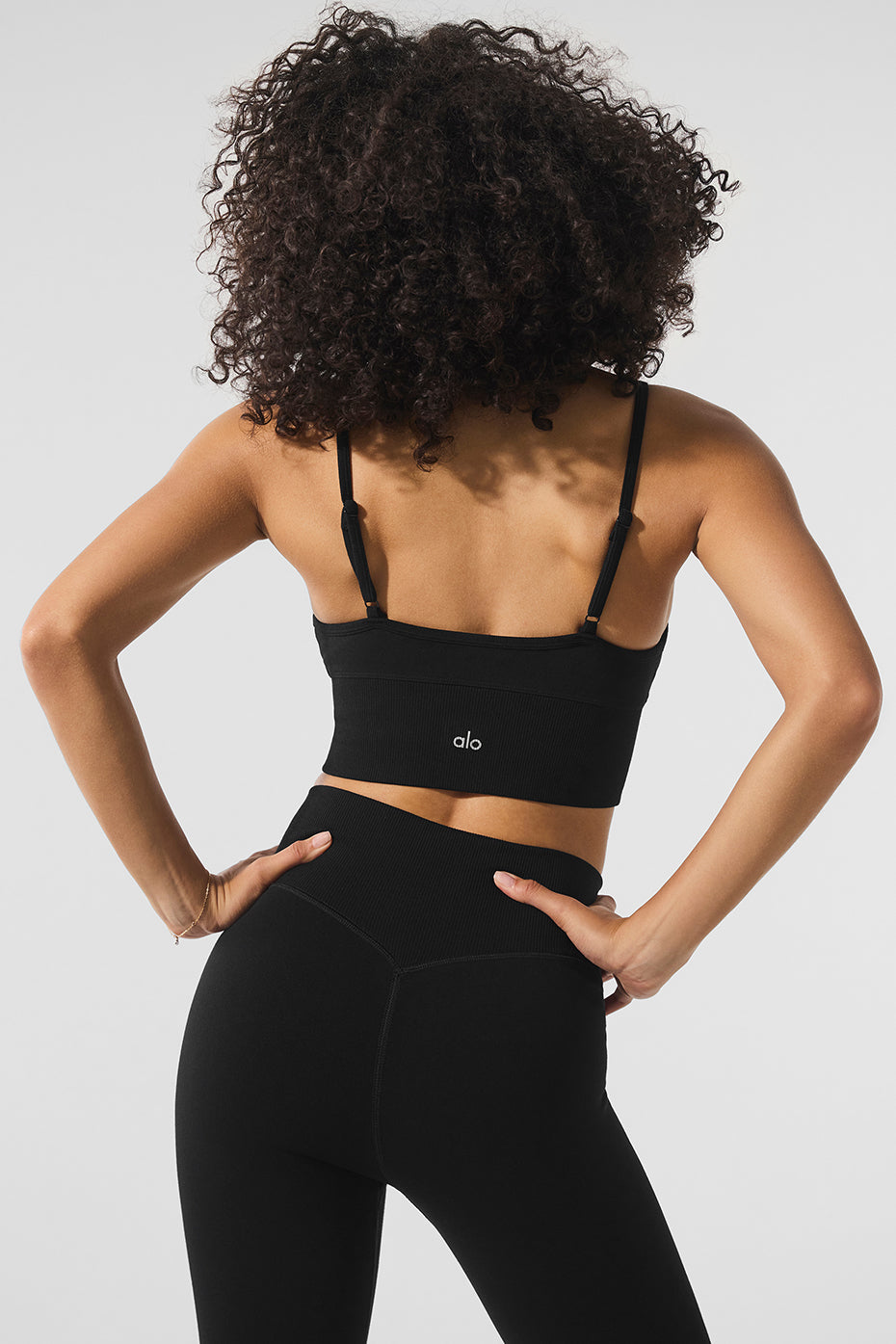 Seamless Winter Warm Plush Delight Bra - Black - Image 4