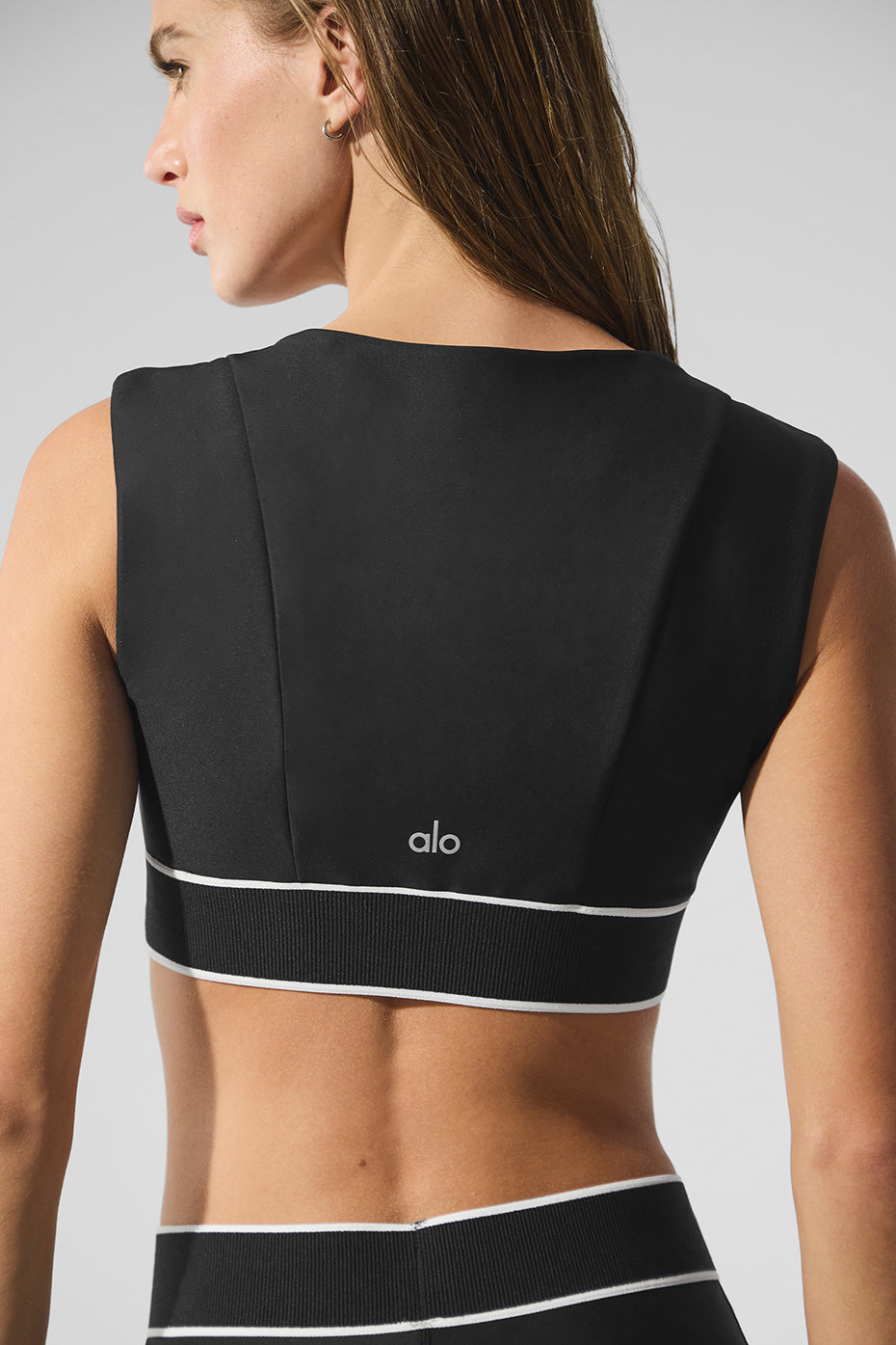 Airlift Alignment Bra - Black/White - Image 6