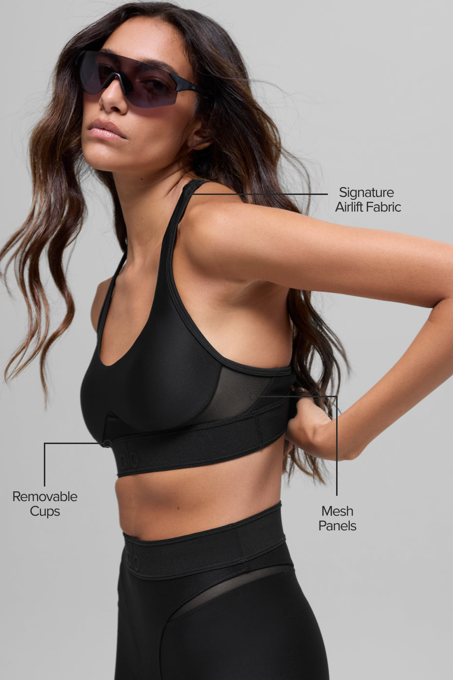 Airlift Rebel Bra - Black - Image 2
