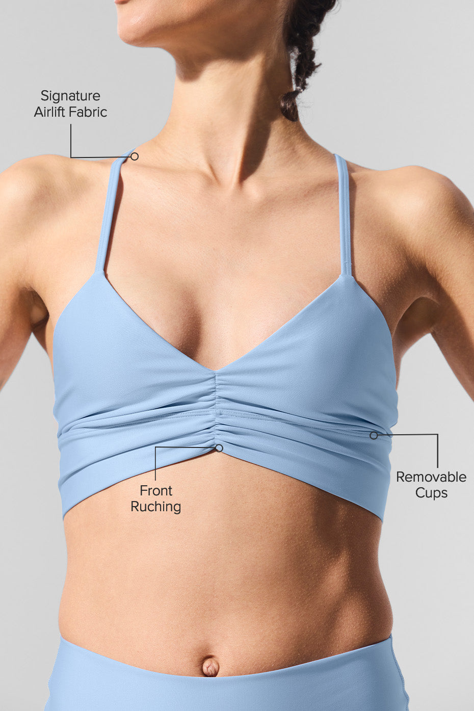 Airlift Divine Bra - Seashell Blue - Image 2