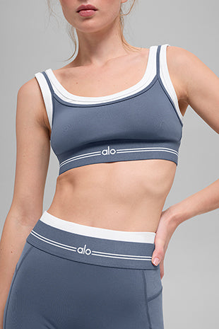 Airbrush Better Together Bra - Bluestone/White - Image 4